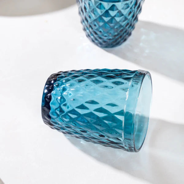 Aqua blue - Water glasses - Set of Six