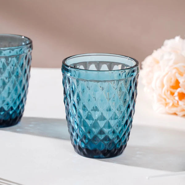 Aqua blue - Water glasses - Set of Six