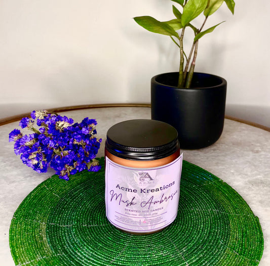 Musk Ambrosia - scented candle - 250g